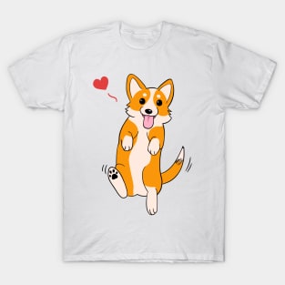 Happy Corgi dog T-Shirt